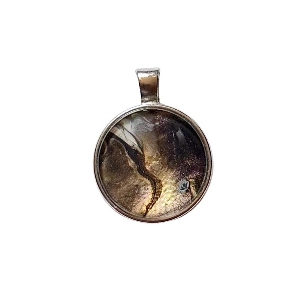 Acrylic Paint Skin Jewelry Pendant